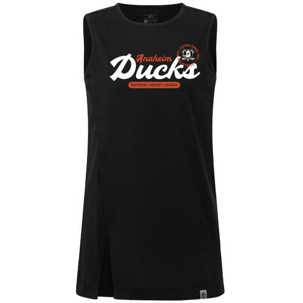 Anaheim Ducks - Levelwear Women's Influx Monument Tank Top Black