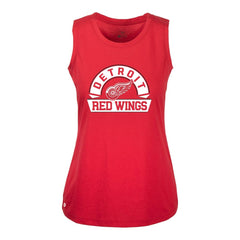 Detroit Red Wings - Levelwear Women's Macy Banner Arch Tank Top Red