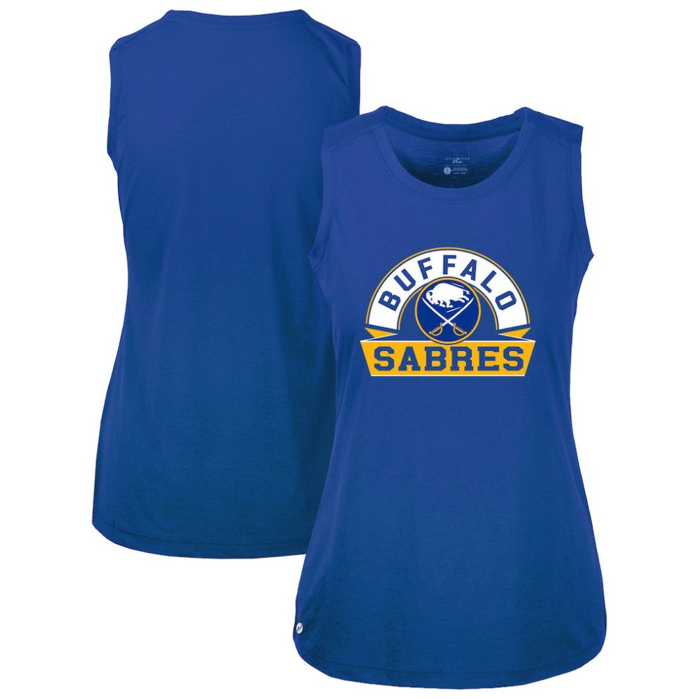 Buffalo Sabres - Levelwear Women's Macy Banner Arch Tank Top Royal