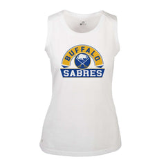 Buffalo Sabres - Levelwear Women's Macy Banner Arch Tank Top White