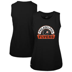Philadelphia Flyers - Levelwear Women's Macy Banner Arch Tank Top Black