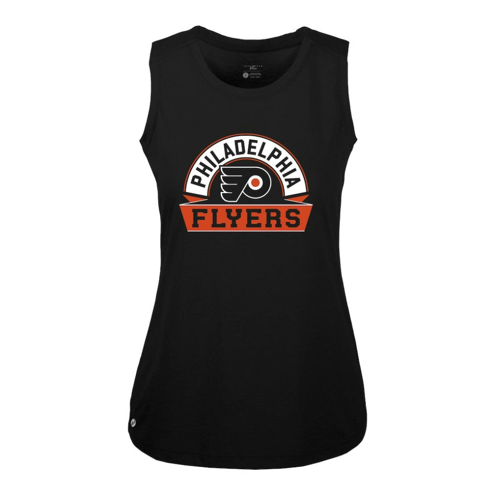 Philadelphia Flyers - Levelwear Women's Macy Banner Arch Tank Top Black