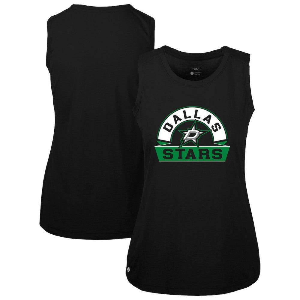 Dallas Stars - Levelwear Women's Macy Banner Arch Tank Top Black