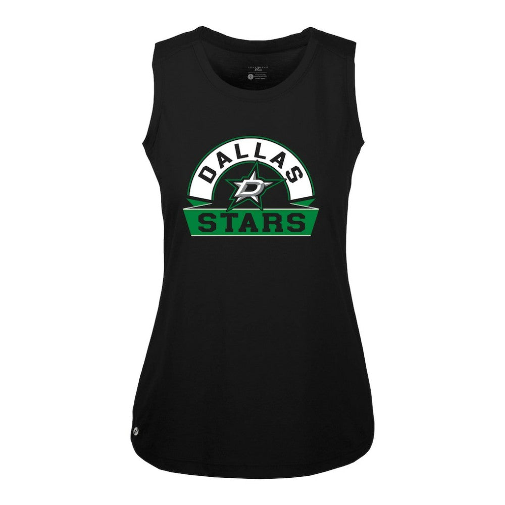 Dallas Stars - Levelwear Women's Macy Banner Arch Tank Top Black