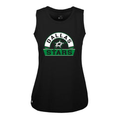Dallas Stars - Levelwear Women's Macy Banner Arch Tank Top Black