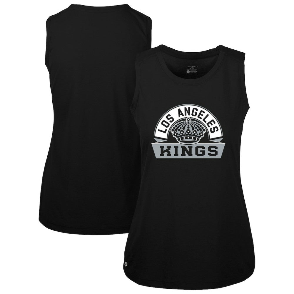Los Angeles Kings - Levelwear Women's Macy Banner Arch Tank Top Black