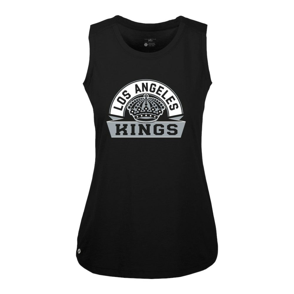 Los Angeles Kings - Levelwear Women's Macy Banner Arch Tank Top Black