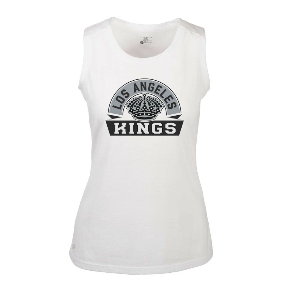 Los Angeles Kings - Levelwear Women's Macy Banner Arch Tank Top White