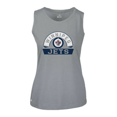 Winnipeg Jets - Levelwear Women's Macy Banner Arch Tank Top Gray