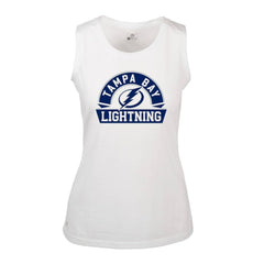 Tampa Bay Lightning - Levelwear Women's Macy Banner Arch Tank Top White