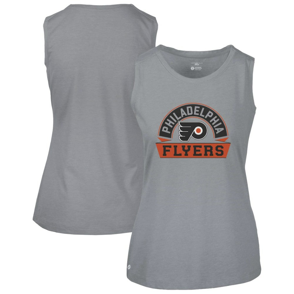 Philadelphia Flyers - Levelwear Women's Macy Banner Arch Tank Top Gray