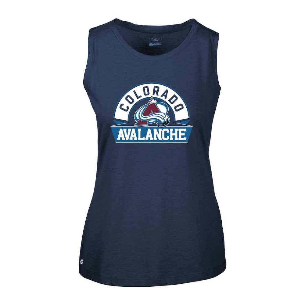 Colorado Avalanche - Levelwear Women's Macy Banner Arch Tank Top Navy