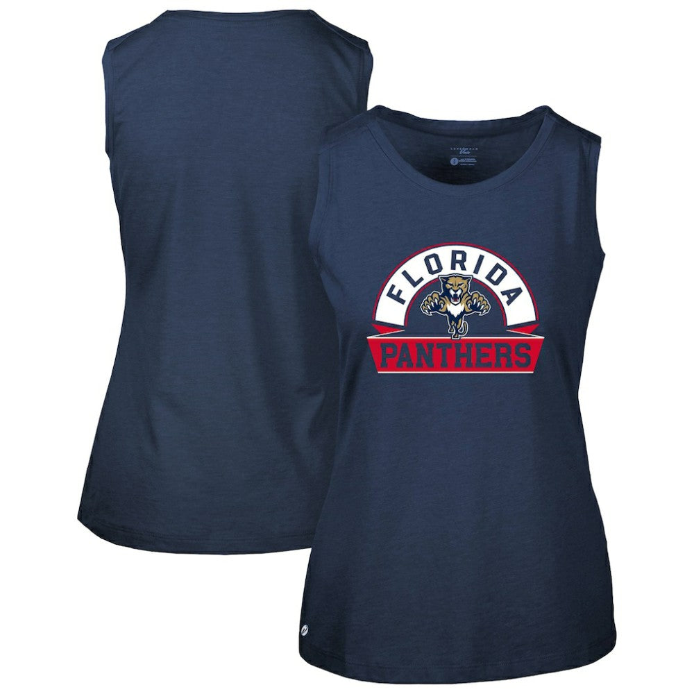 Florida Panthers - Levelwear Women's Macy Banner Arch Tank Top Navy