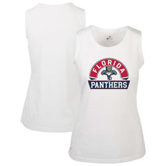 Florida Panthers - Levelwear Women's Macy Banner Arch Tank Top White