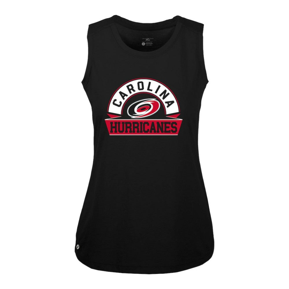 Carolina Hurricanes - Levelwear Women's Macy Banner Arch Tank Top Black