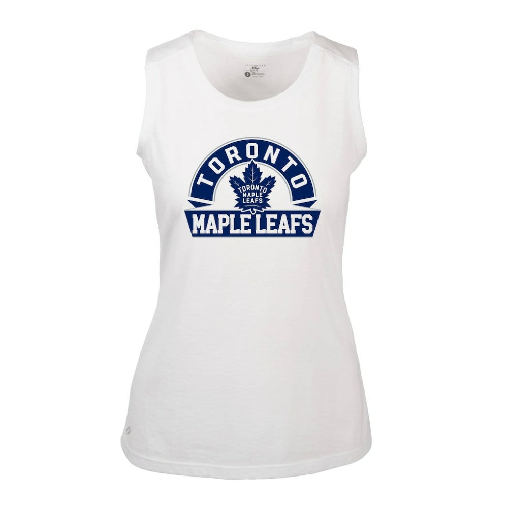 Toronto Maple Leafs - Levelwear Women's Macy Banner Arch Tank Top White