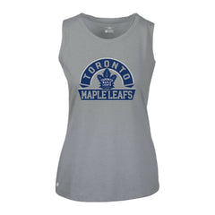 Toronto Maple Leafs - Levelwear Women's Macy Banner Arch Tank Top Gray