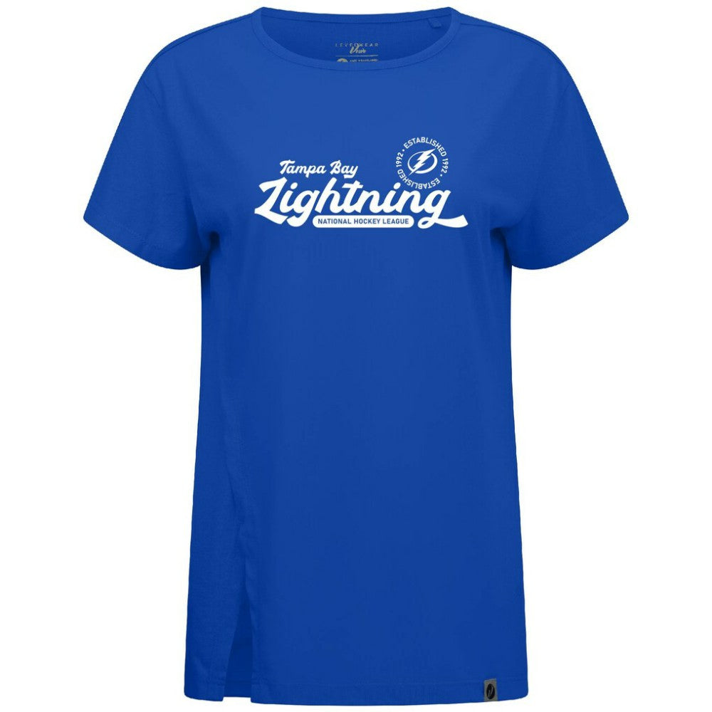 Tampa Bay Lightning - Levelwear Women's Influx Monument T-Shirt Royal