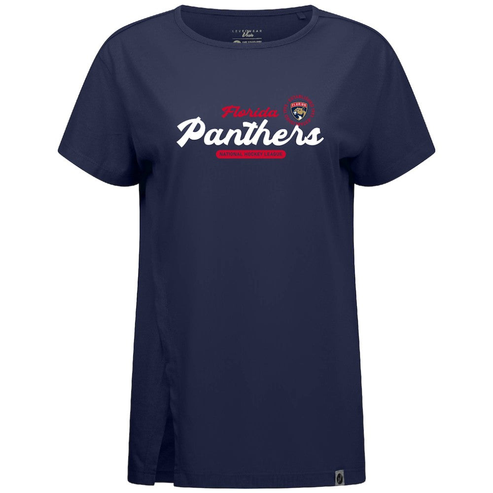Florida Panthers - Levelwear Women's Influx Monument T-Shirt Navy