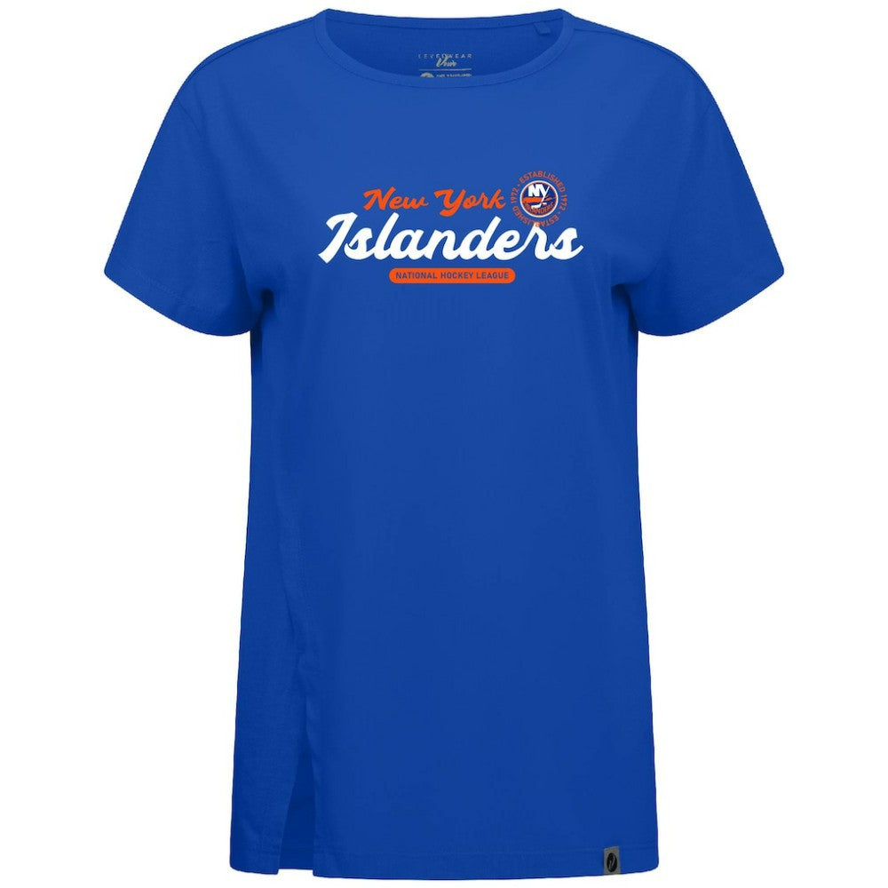 New York Islanders - Levelwear Women's Influx Monument T-Shirt Royal