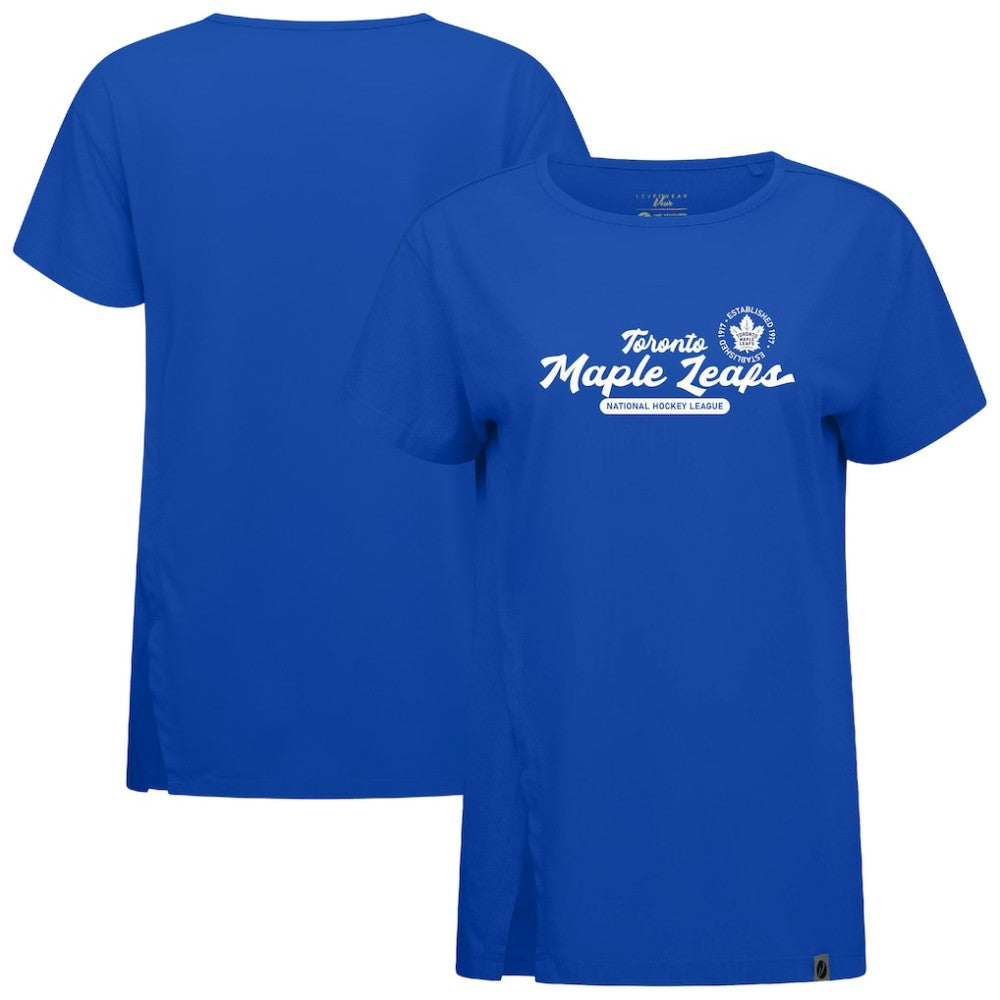 Toronto Maple Leafs - Levelwear Women's Influx Monument T-Shirt Royal