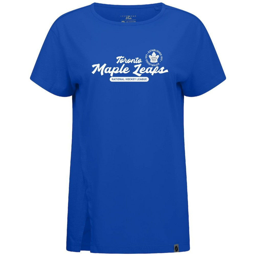 Toronto Maple Leafs - Levelwear Women's Influx Monument T-Shirt Royal