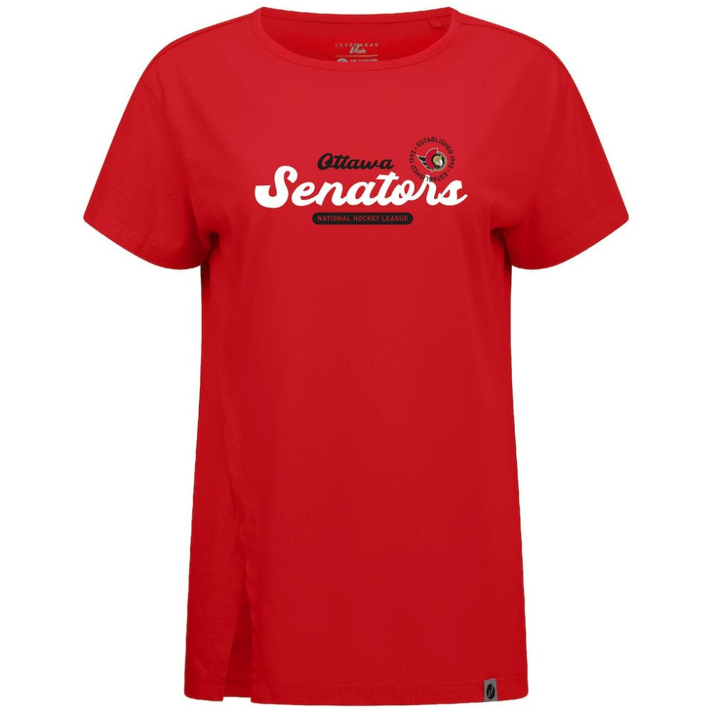 Ottawa Senators - Levelwear Women's Influx Monument T-Shirt Red