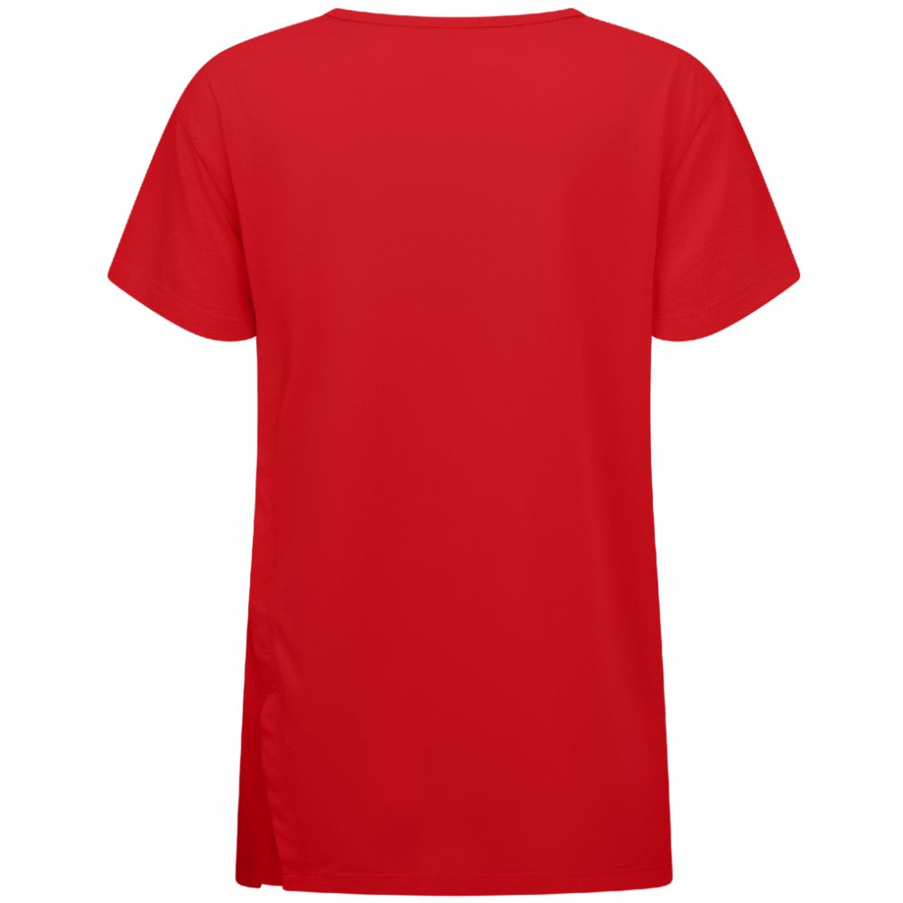 Calgary Flames - Levelwear Women's Influx Monument T-Shirt Red