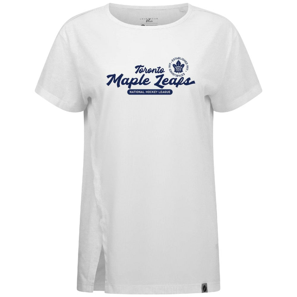 Toronto Maple Leafs - Levelwear Women's Influx Monument T-Shirt White