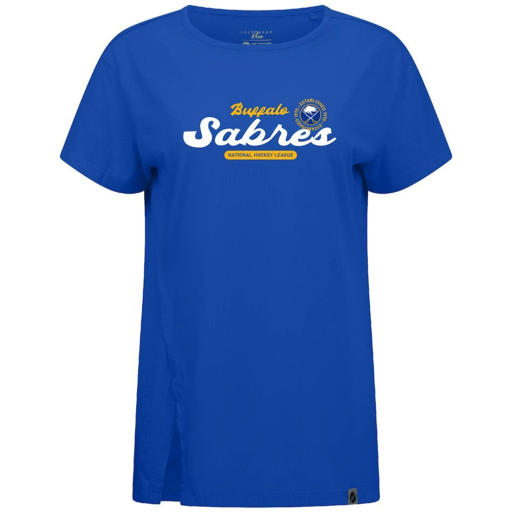 Buffalo Sabres - Levelwear Women's Influx Monument T-Shirt Royal