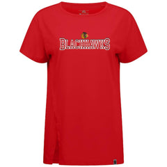 Chicago Blackhawks Levelwear Women's Influx Journey T-Shirt Red