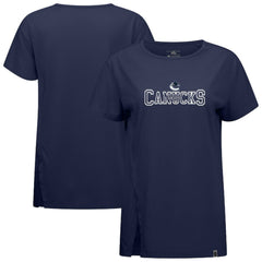 Vancouver Canucks - Levelwear Women's Influx Journey T-Shirt Navy