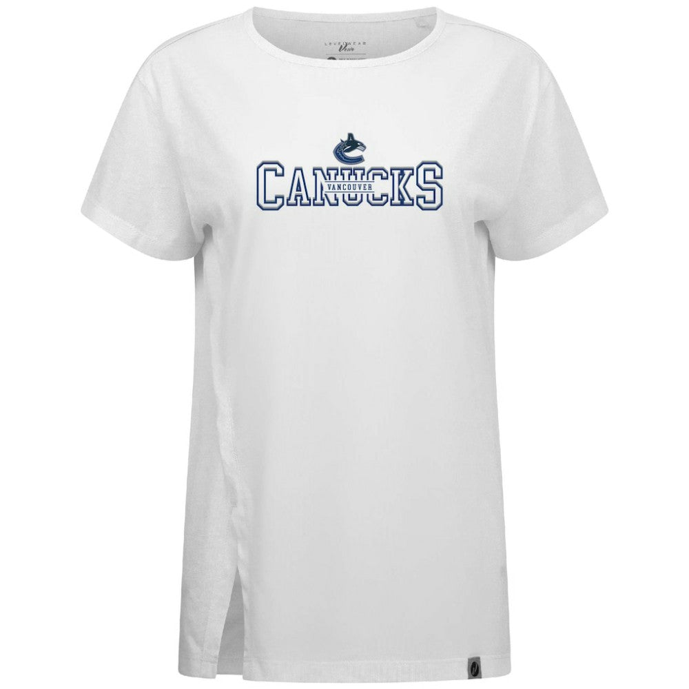 Vancouver Canucks - Levelwear Women's Influx Journey T-Shirt White