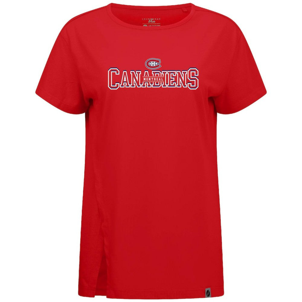 Montreal Canadiens - Levelwear Women's Influx Journey T-Shirt Red