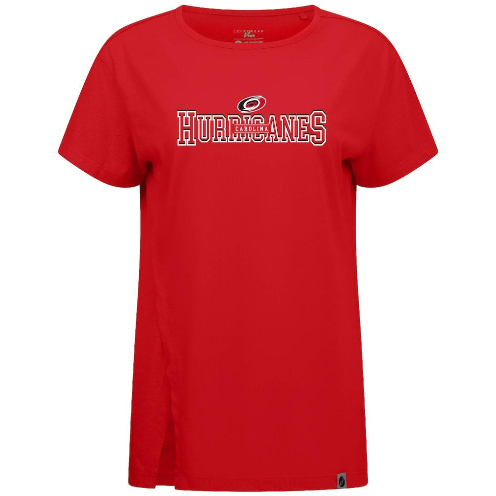 Carolina Hurricanes - Levelwear Women's Influx Journey T-Shirt Red