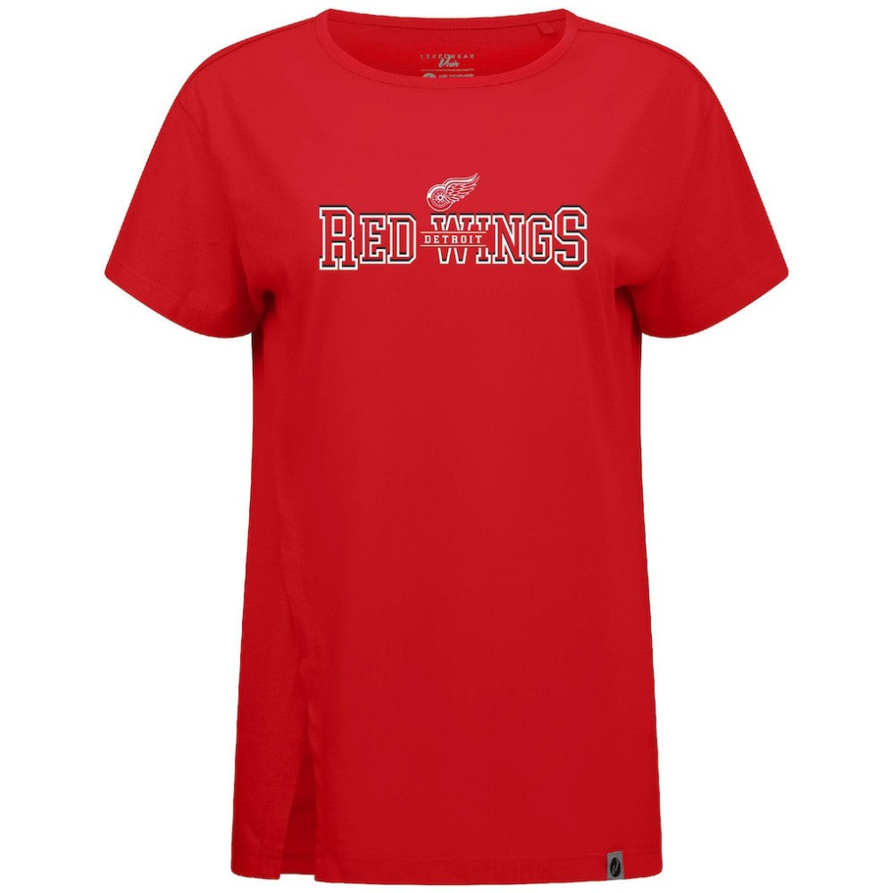 Detroit Red Wings - Levelwear Women's Influx Journey T-Shirt Red