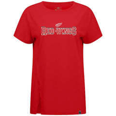 Detroit Red Wings - Levelwear Women's Influx Journey T-Shirt Red