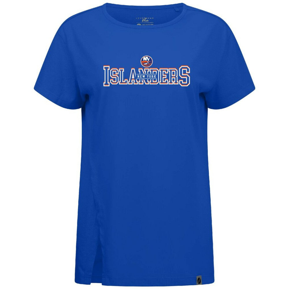 New York Islanders - Levelwear Women's Influx Journey T-Shirt Royal