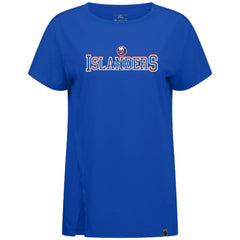New York Islanders - Levelwear Women's Influx Journey T-Shirt Royal