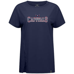 Washington Capitals Levelwear Women's Influx Journey T-Shirt Navy