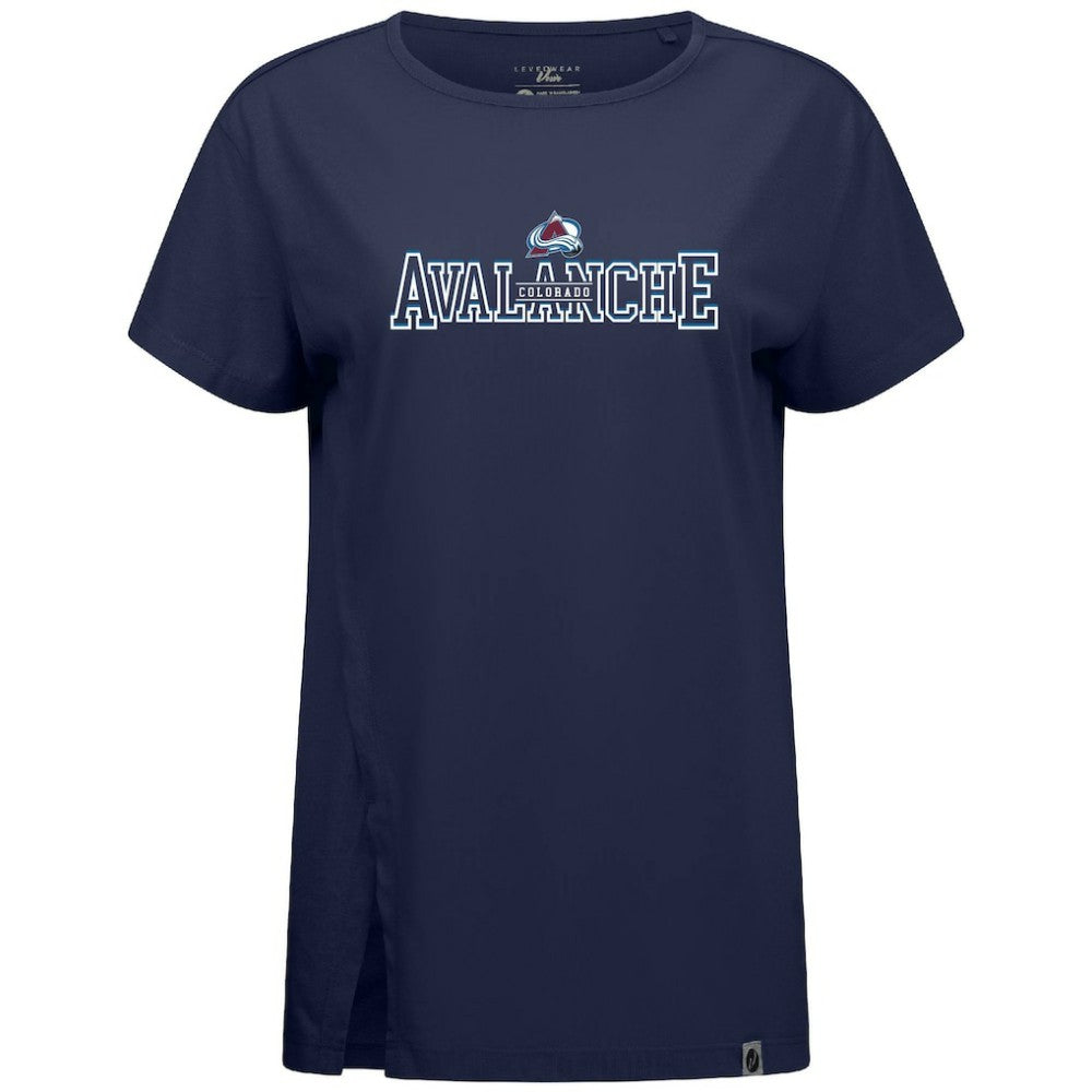 Colorado Avalanche - Levelwear Women's Influx Journey T-Shirt Navy