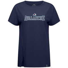 Colorado Avalanche - Levelwear Women's Influx Journey T-Shirt Navy