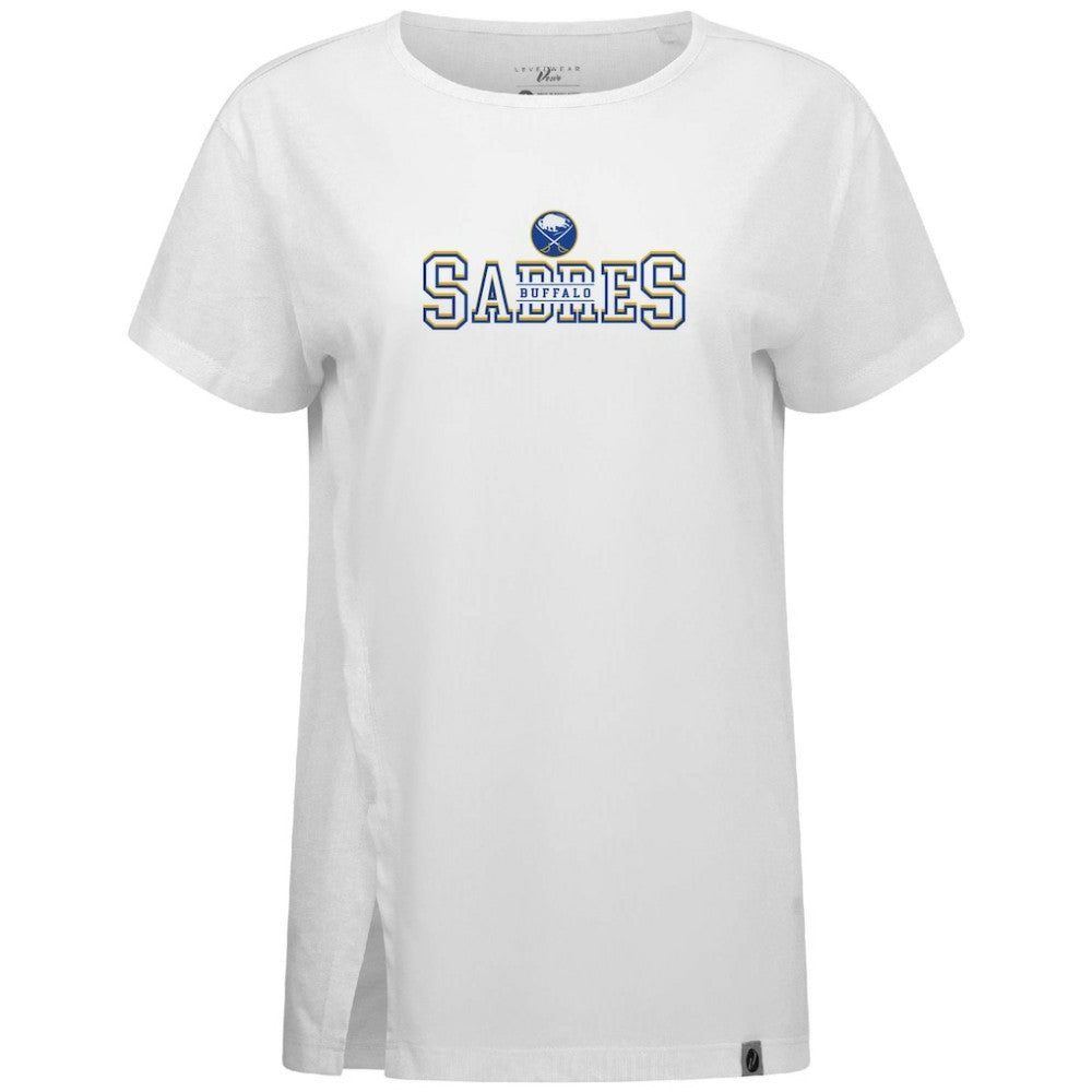Buffalo Sabres - Levelwear Women's Influx Journey T-Shirt White