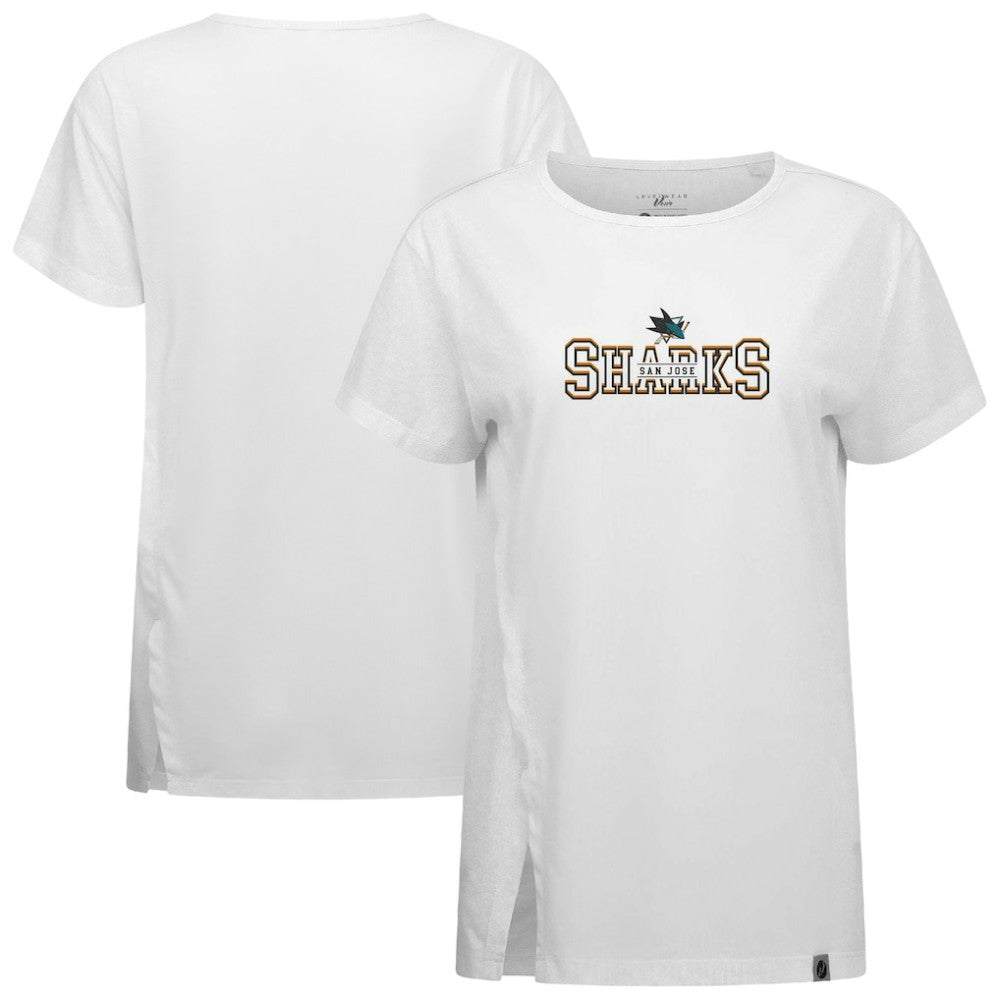 San Jose Sharks - Levelwear Women's Influx Journey T-Shirt White