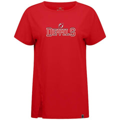 New Jersey Devils - Levelwear Women's Influx Journey T-Shirt Red