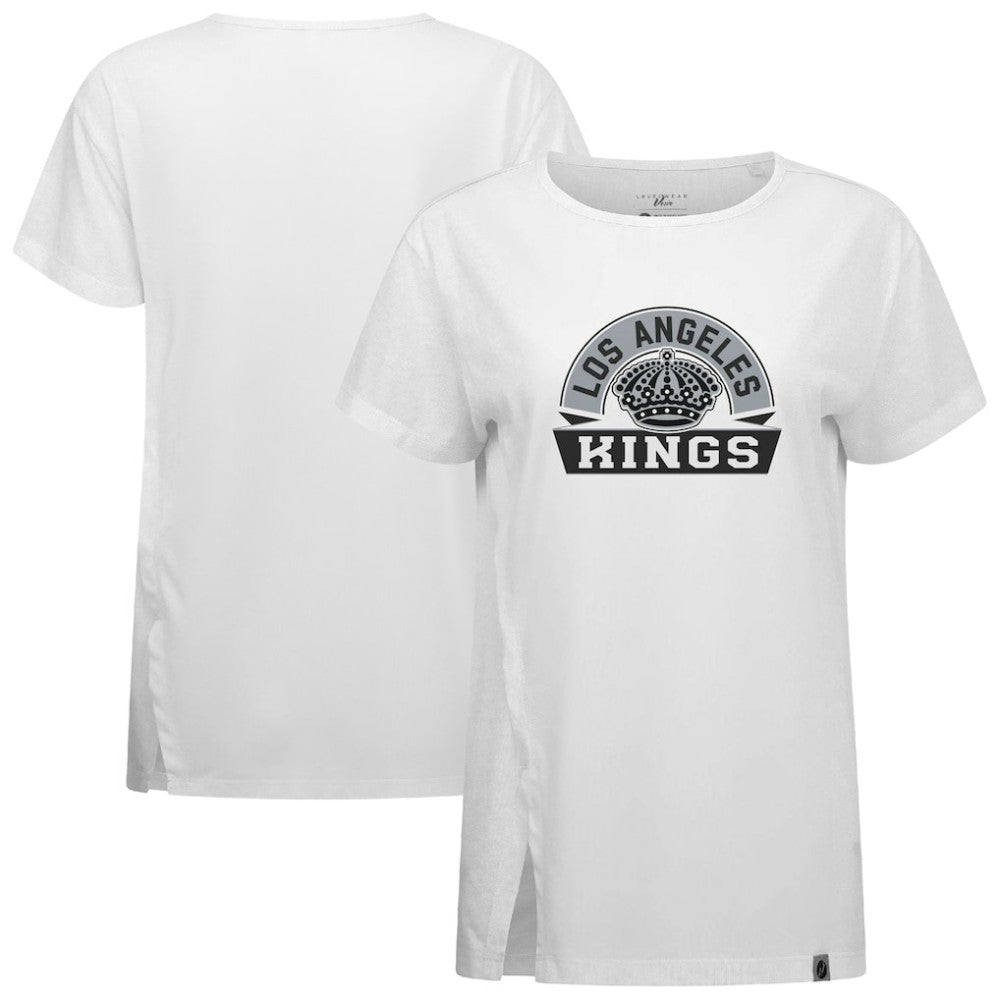 Los Angeles Kings - Levelwear Women's Influx Banner Arch T-Shirt White