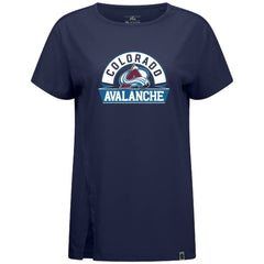 Colorado Avalanche - Levelwear Women's Influx Banner Arch T-Shirt Navy