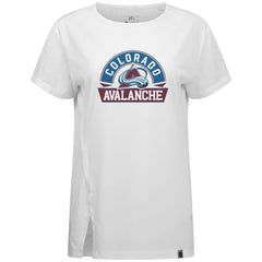 Colorado Avalanche - Levelwear Women's Influx Banner Arch T-Shirt White