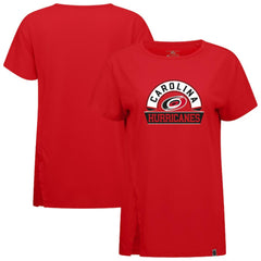 Carolina Hurricanes - Levelwear Women's Influx Banner Arch T-Shirt Red