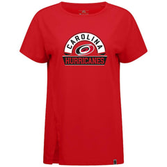 Carolina Hurricanes - Levelwear Women's Influx Banner Arch T-Shirt Red